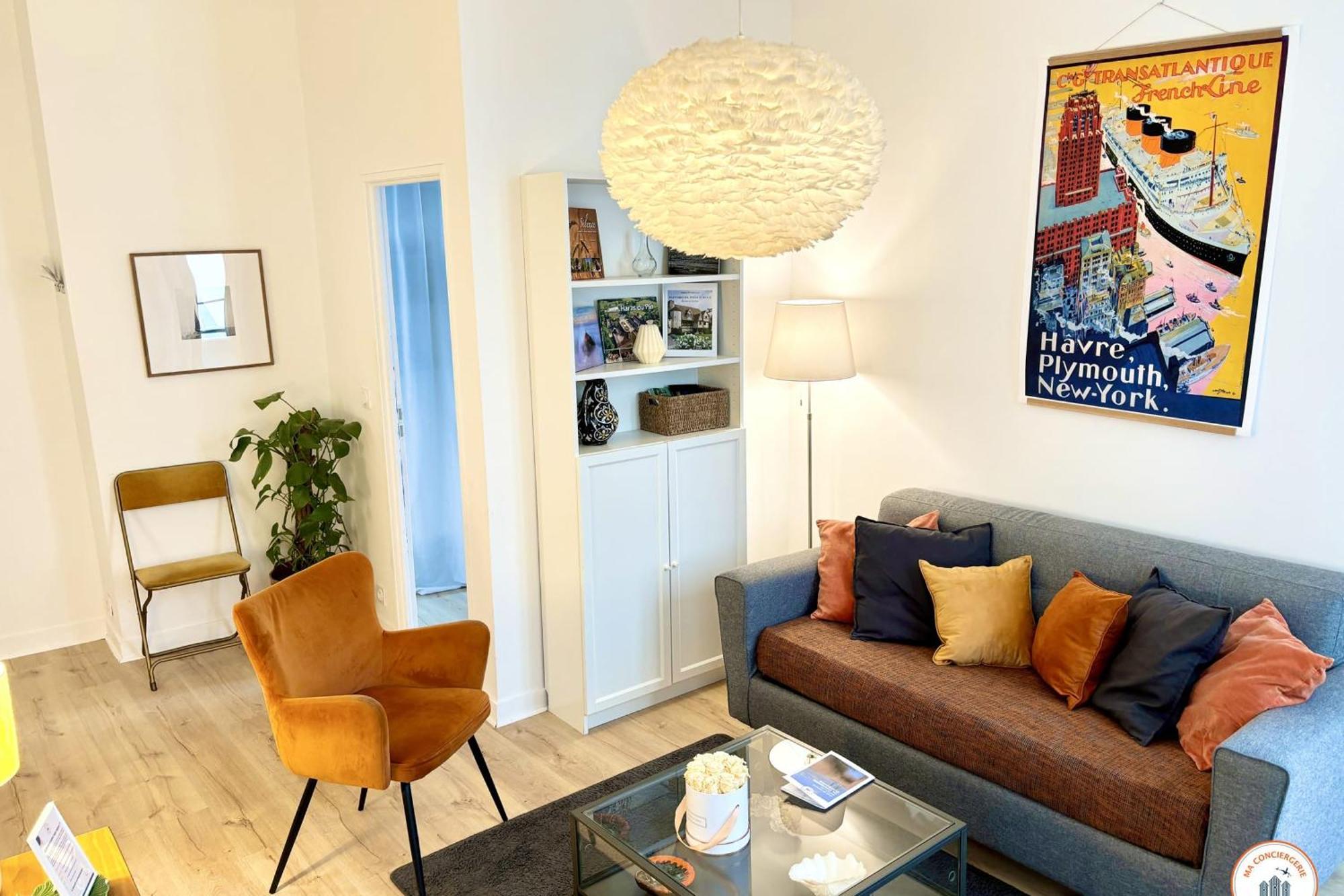 Ferienwohnung L'Oasis Havrais - Centre Historique Le Havre Exterior foto