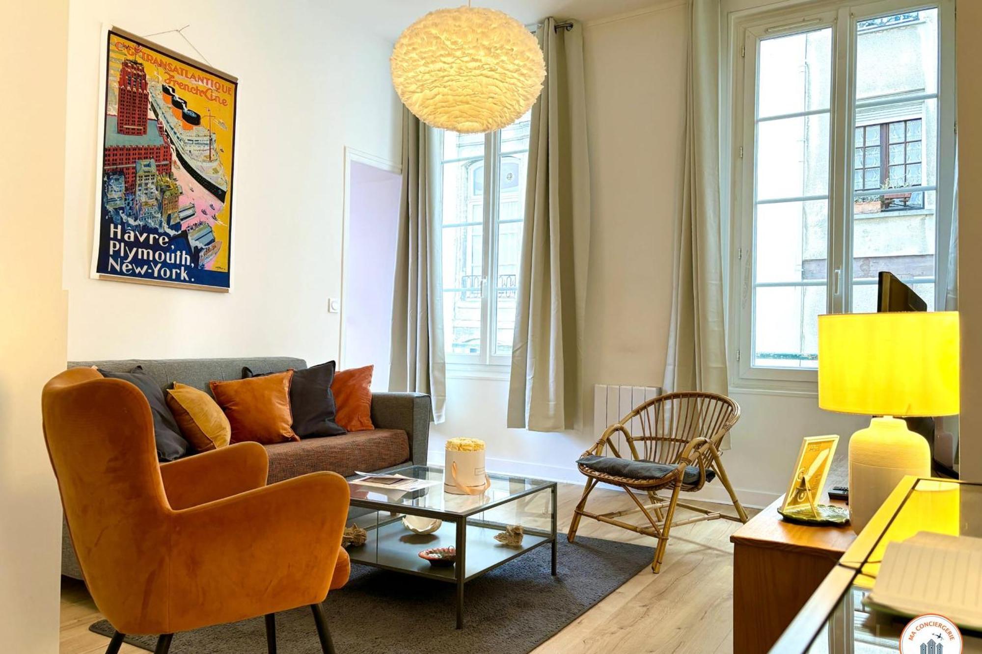 Ferienwohnung L'Oasis Havrais - Centre Historique Le Havre Exterior foto